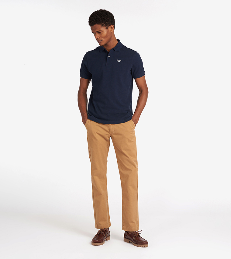 Logo Embroidered Short Sleeves Polo T-Shirt