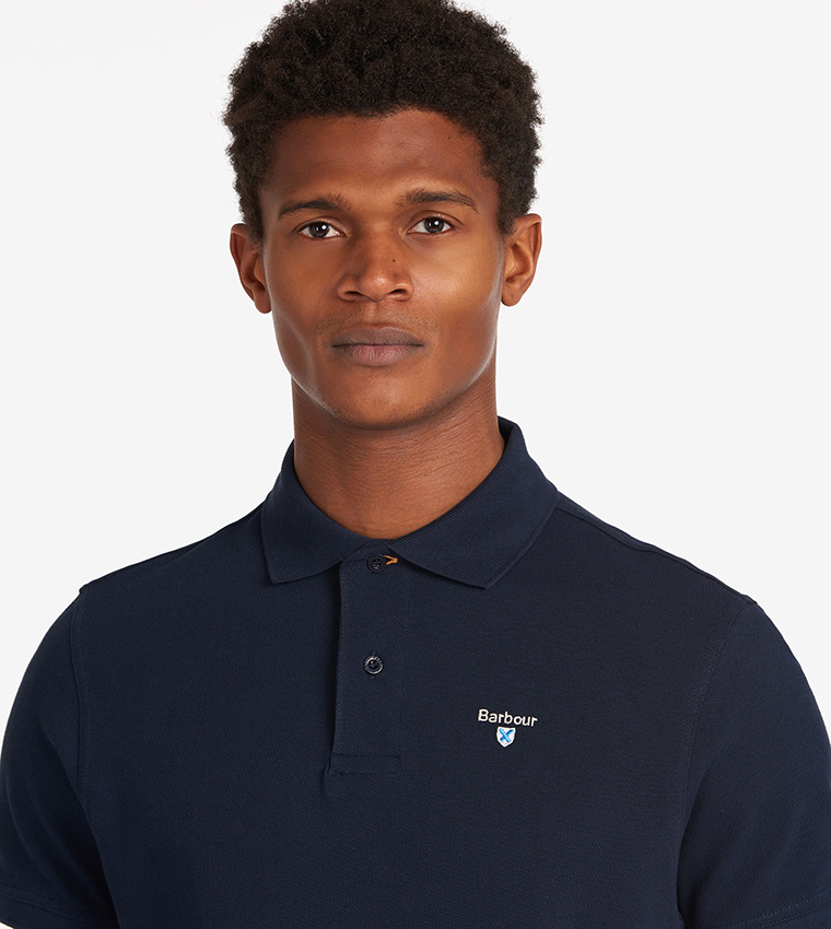 Logo Embroidered Short Sleeves Polo T-Shirt