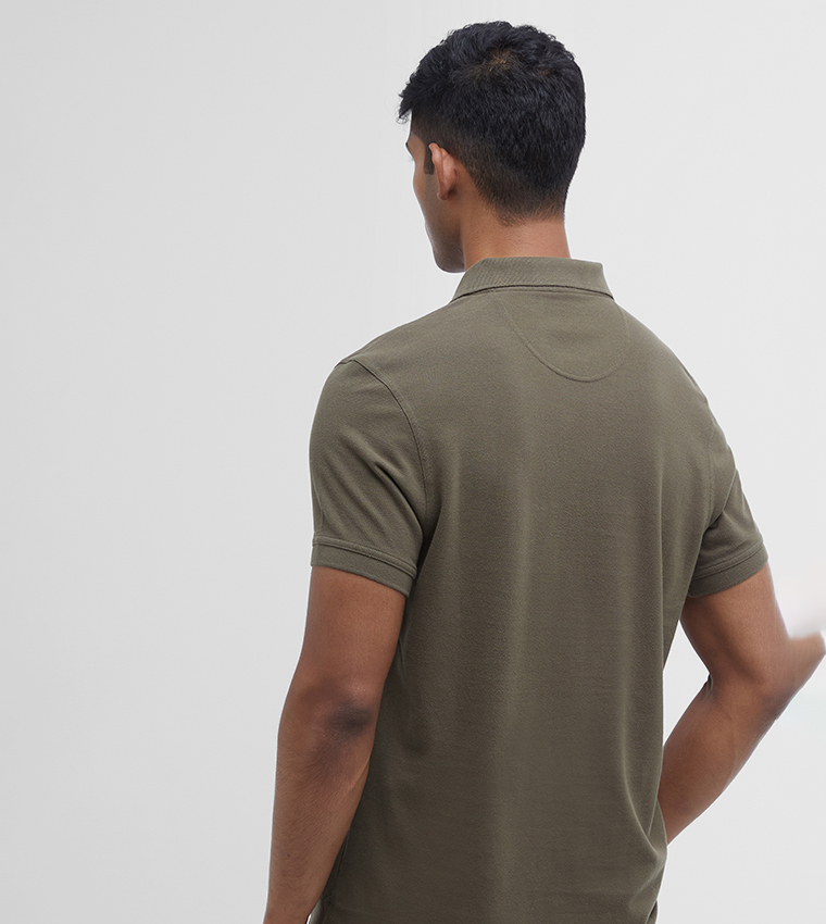 Logo Embroidered Tailored Polo T-Shirt