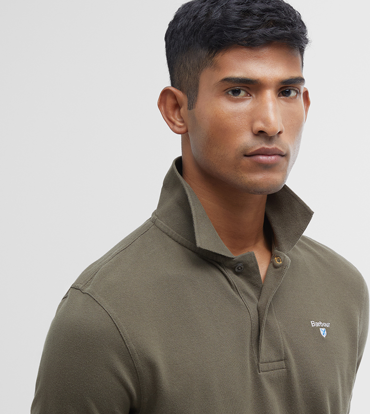 Logo Embroidered Tailored Polo T-Shirt