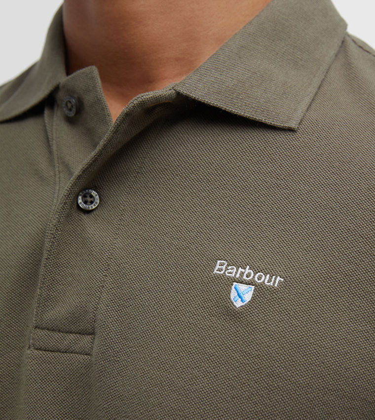 Logo Embroidered Tailored Polo T-Shirt