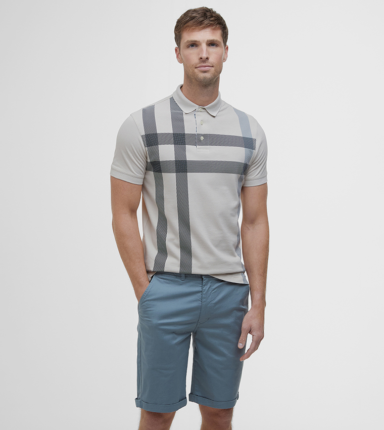 Plaid Blaine Polo T-Shirt