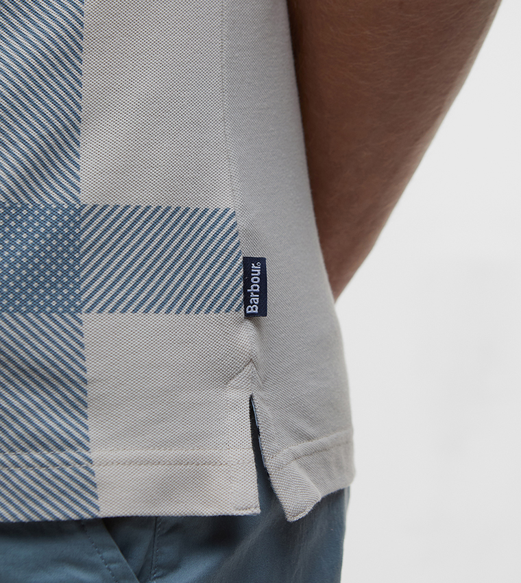 Plaid Blaine Polo T-Shirt