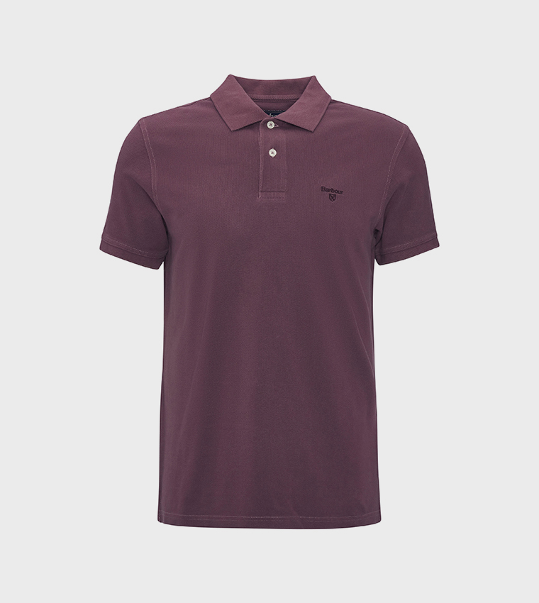 Logo Embroidered Short Sleeves Polo T-Shirt