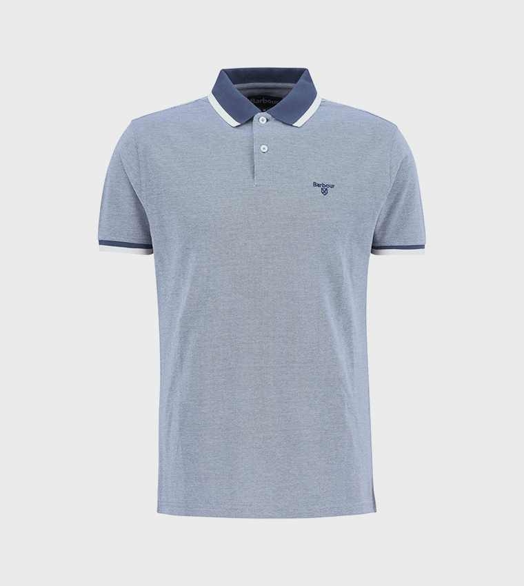 BARNARD Contrast Tipping Short Sleeves Polo T-Shirt
