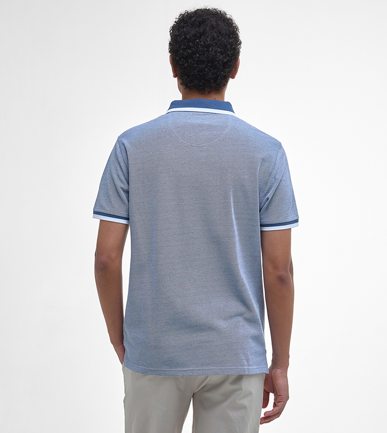BARNARD Contrast Tipping Short Sleeves Polo T-Shirt