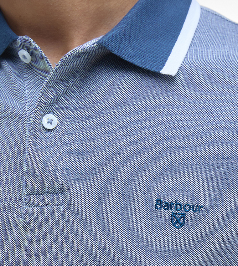 BARNARD Contrast Tipping Short Sleeves Polo T-Shirt