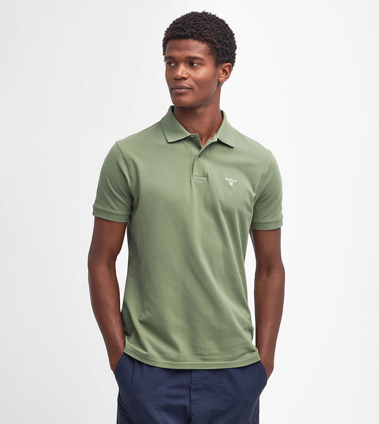 Logo Embroidered Short Sleeves Polo T-Shirt