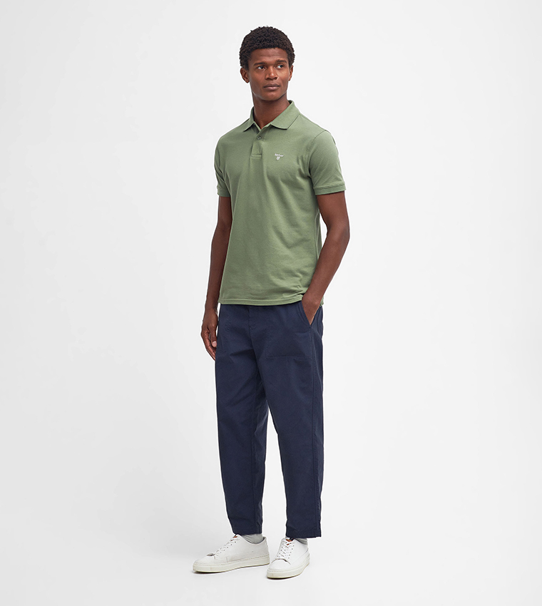 Logo Embroidered Short Sleeves Polo T-Shirt