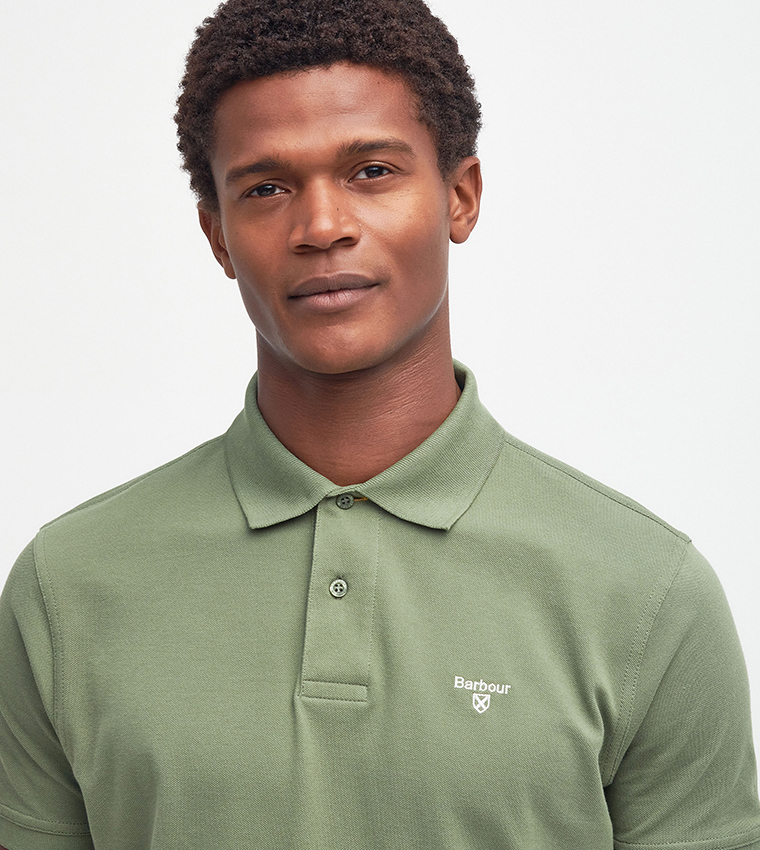 Logo Embroidered Short Sleeves Polo T-Shirt