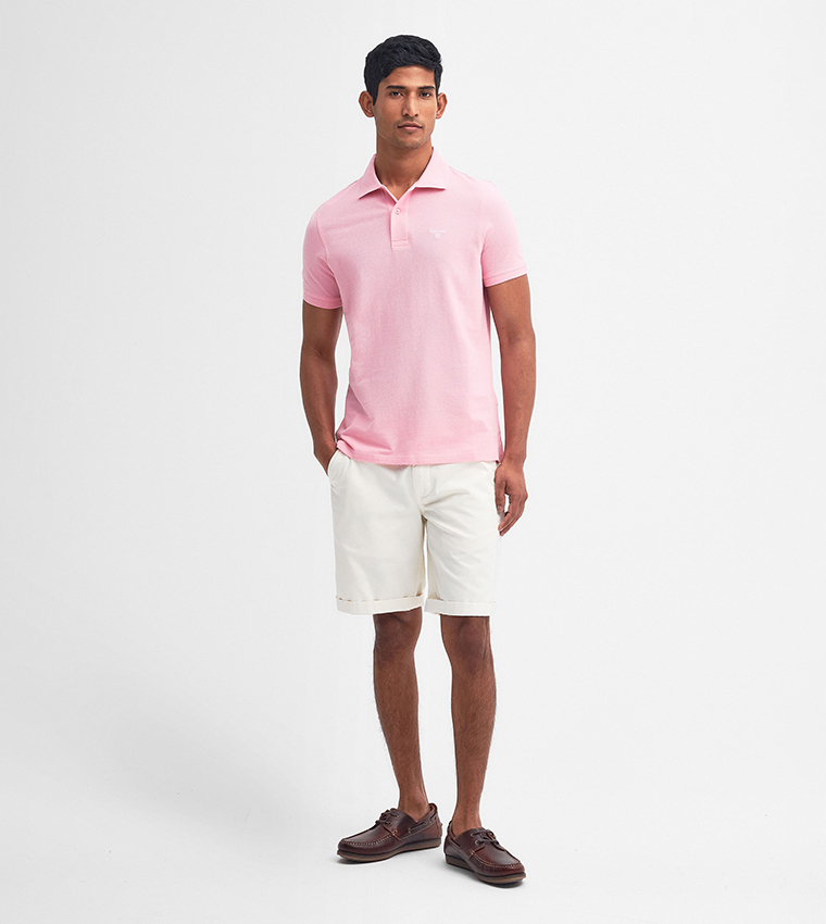 Logo Embroidered Short Sleeves Polo T-Shirt