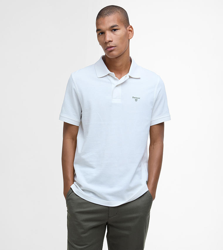 Logo Embroidered Short Sleeves Polo T-Shirt