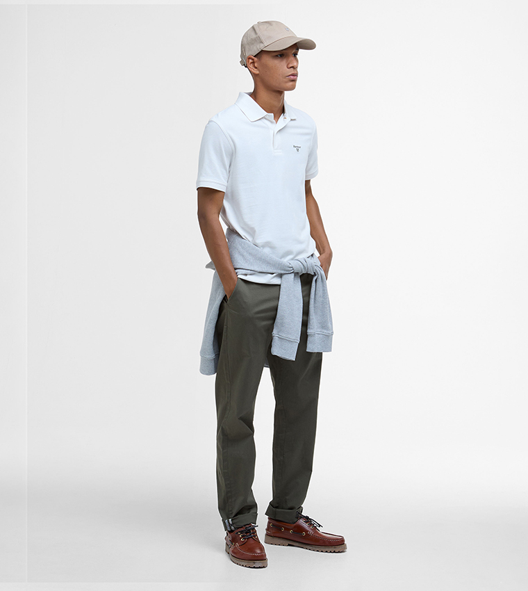 Logo Embroidered Short Sleeves Polo T-Shirt
