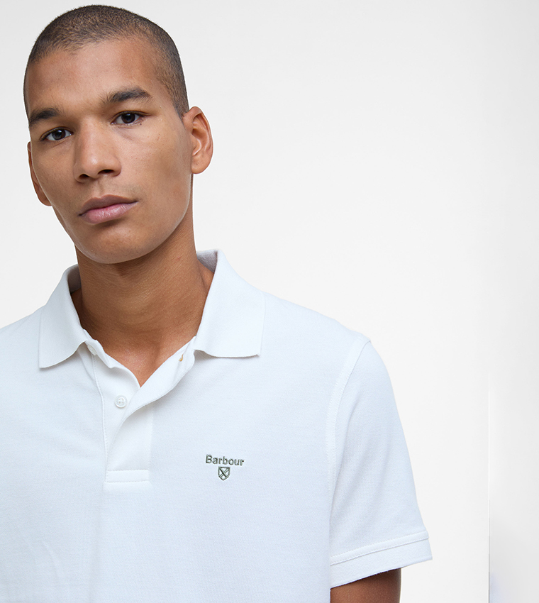 Logo Embroidered Short Sleeves Polo T-Shirt