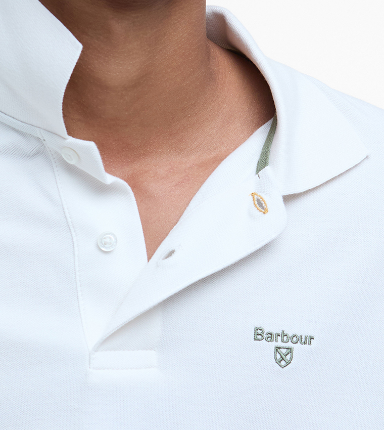 Logo Embroidered Short Sleeves Polo T-Shirt