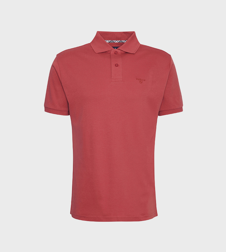 Logo Embroidered Hylton Polo T-Shirt