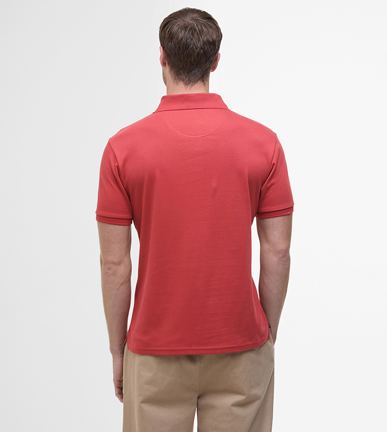 Logo Embroidered Hylton Polo T-Shirt