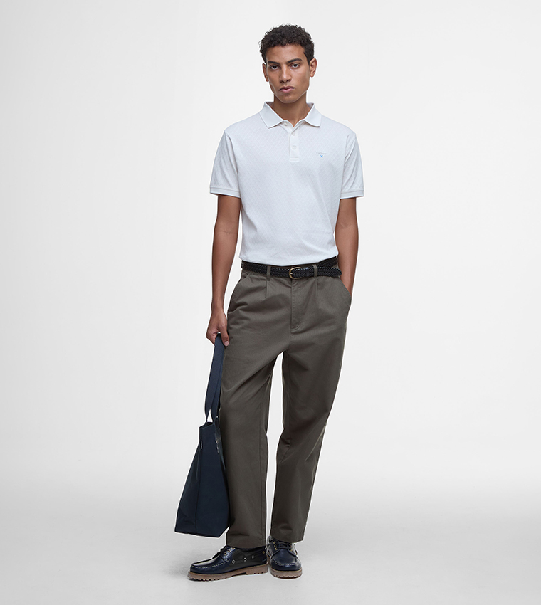 Logo Embroidered Sutton Polo T-Shirt