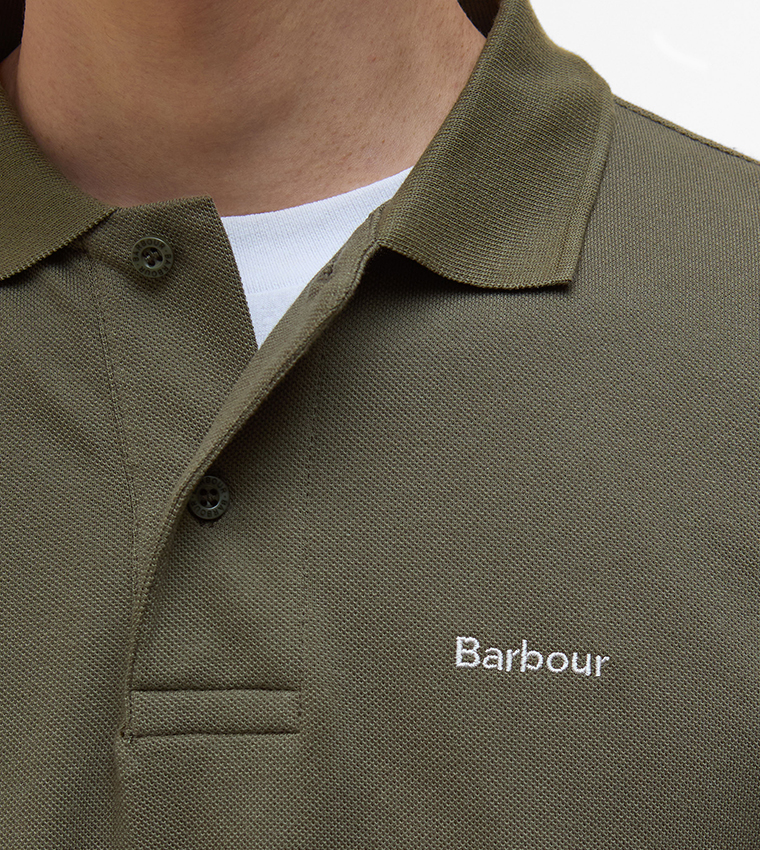 Logo Embroidered Hexham Oversized Polo T-Shirt