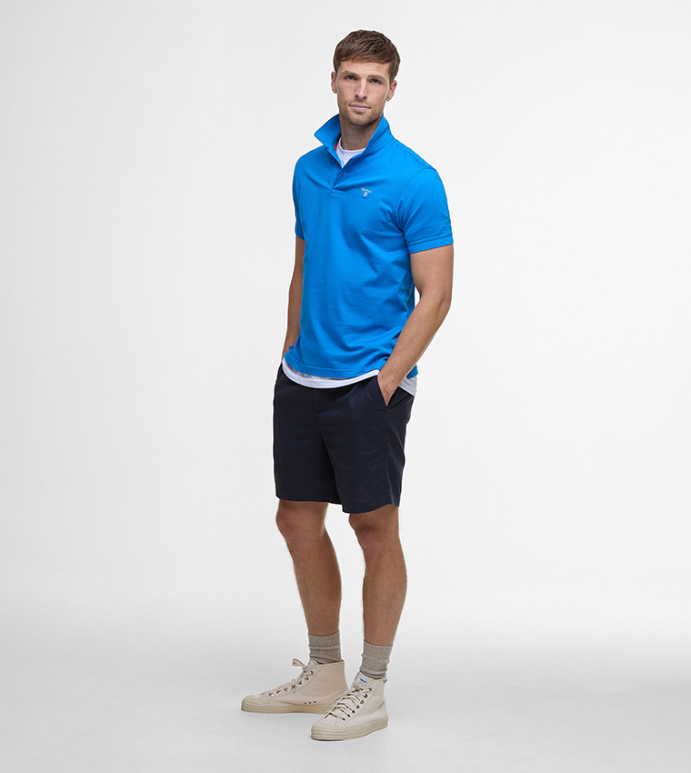 Logo Embroidered Short Sleeves Polo T-Shirt