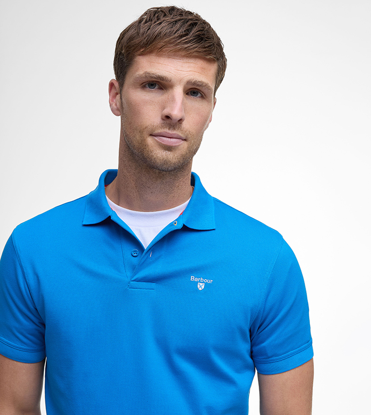 Logo Embroidered Short Sleeves Polo T-Shirt