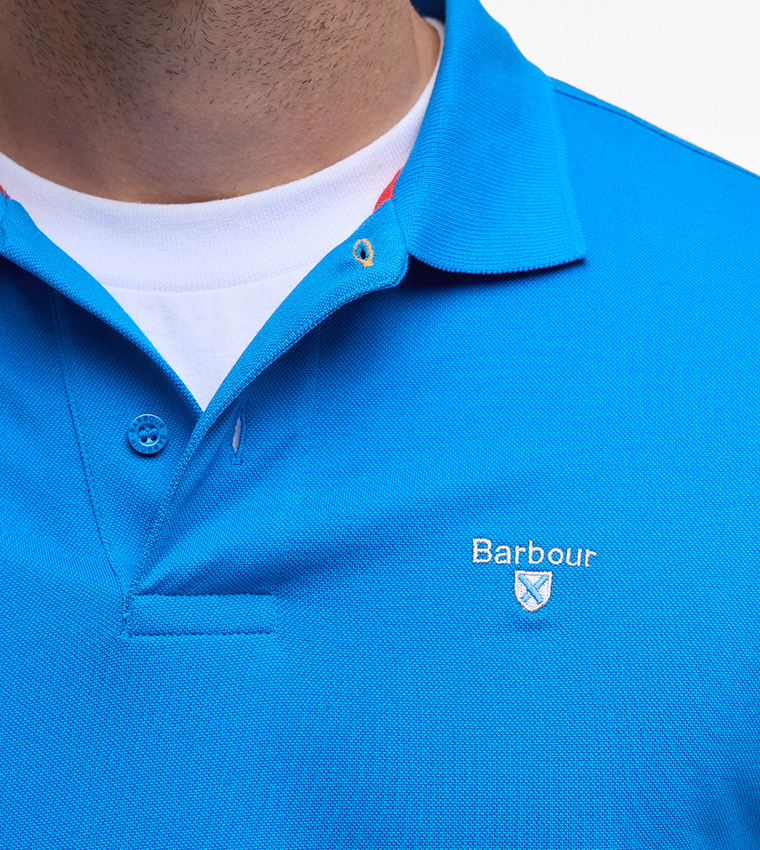 Logo Embroidered Short Sleeves Polo T-Shirt
