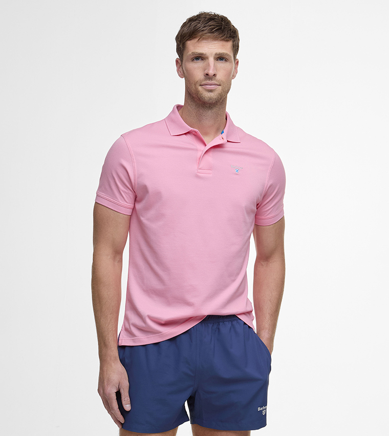 Logo Embroidered Short Sleeves Polo T-Shirt