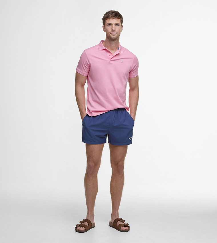 Logo Embroidered Short Sleeves Polo T-Shirt