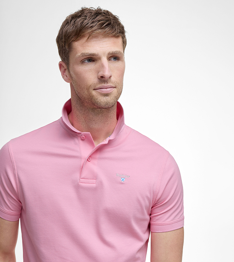 Logo Embroidered Short Sleeves Polo T-Shirt