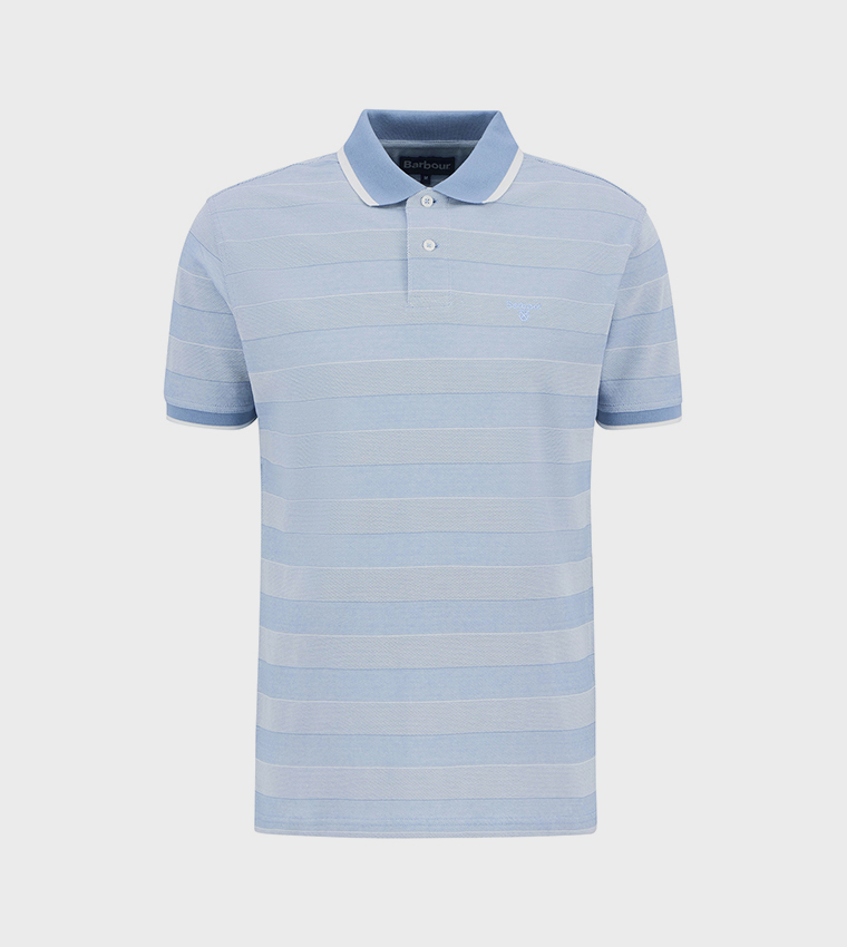 BRANTON Striped Short Sleeves Polo T-Shirt