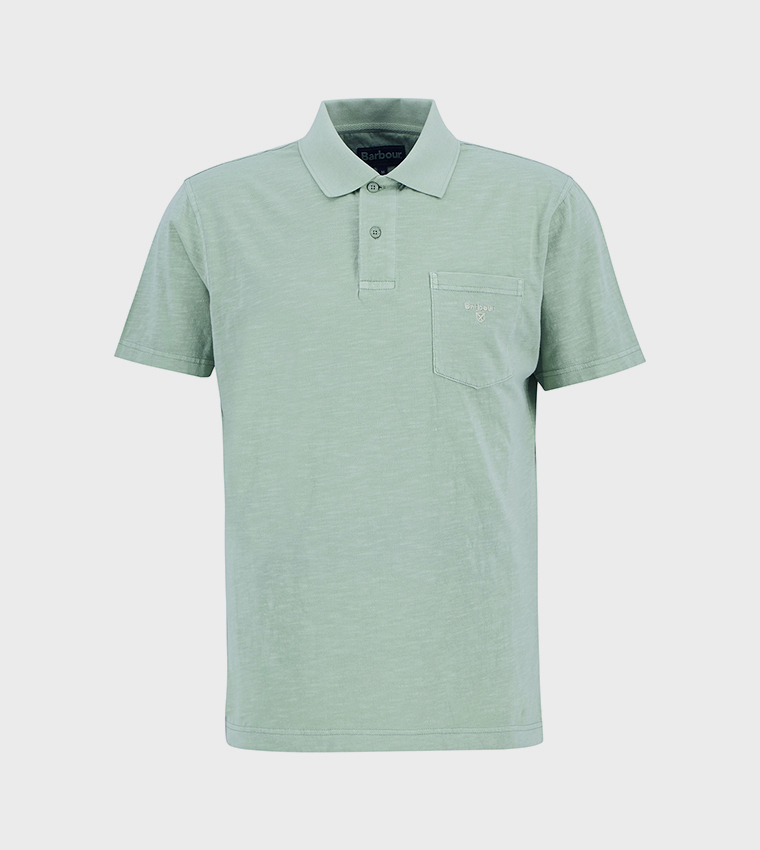 PIGMENT Dye Slub Short Sleeves Polo T-Shirt