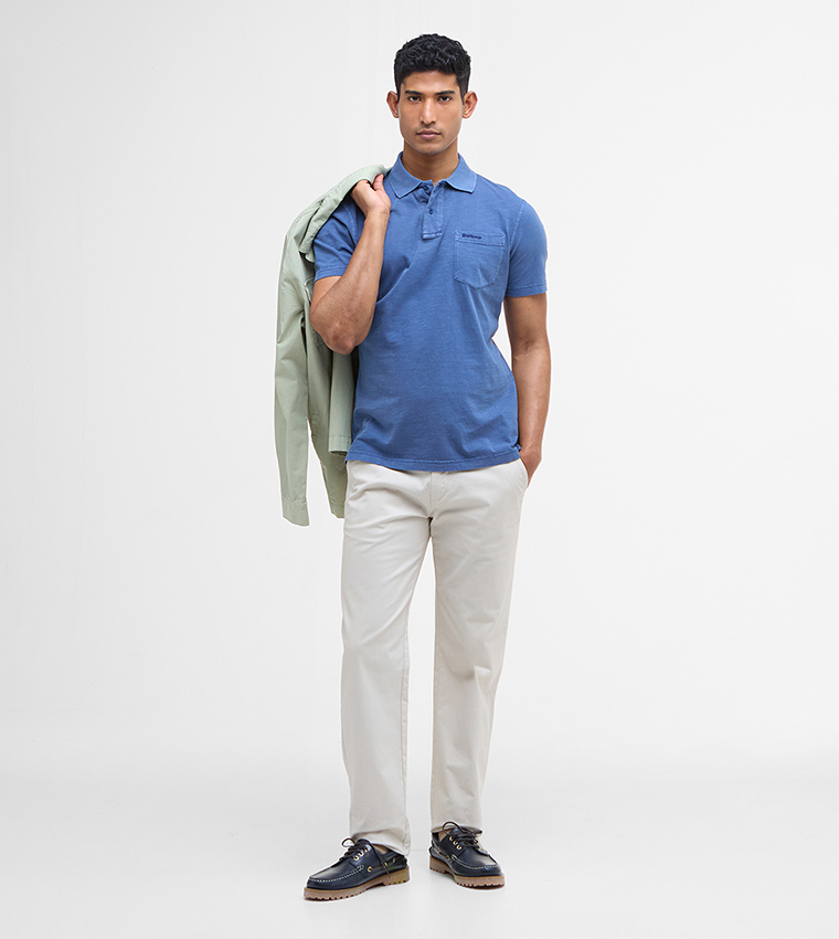 PIGMENT Dye Slub Short Sleeves Polo T-Shirt