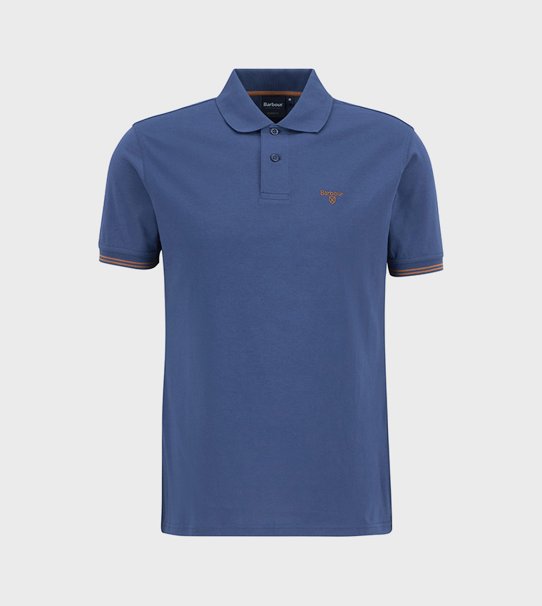 AUSTWICK Contrast Tipping Polo T-Shirt