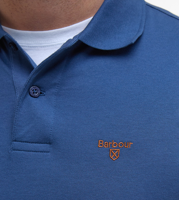 AUSTWICK Contrast Tipping Polo T-Shirt