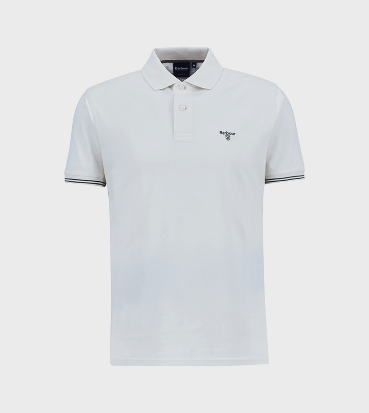 AUSTWICK Contrast Tipping Polo T-Shirt