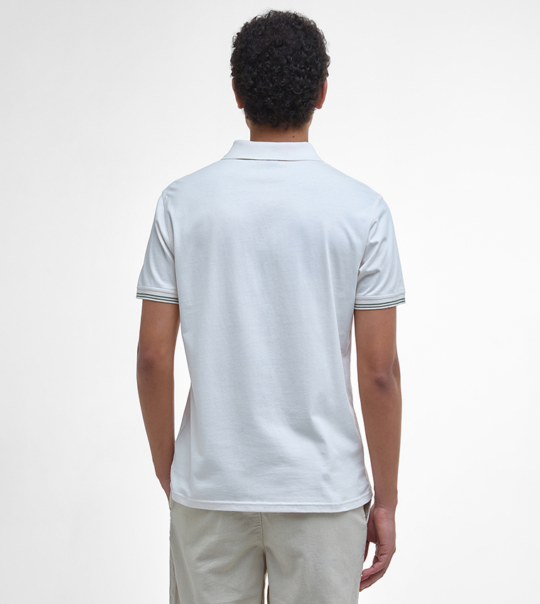 AUSTWICK Contrast Tipping Polo T-Shirt
