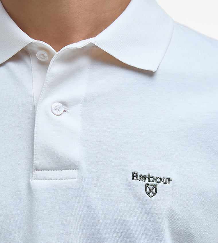 AUSTWICK Contrast Tipping Polo T-Shirt