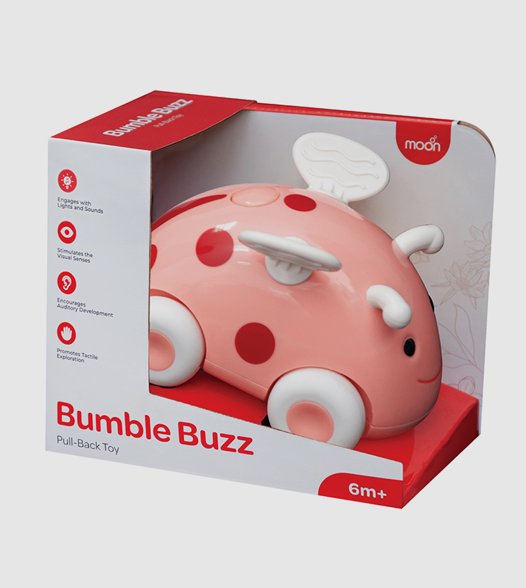  Babygrow toys-ladybird-bumble-buzz-pull-back-toy-with-lights-and-music