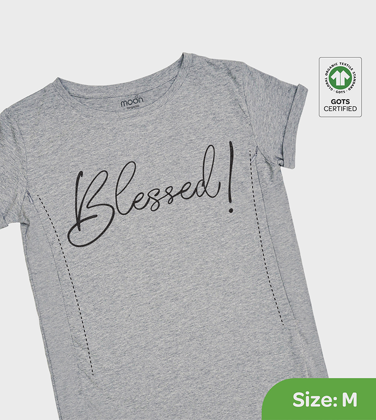  Babygrow Organic Dual Sided Zippered Feeding T-Shirt for Breastfeeding Moms