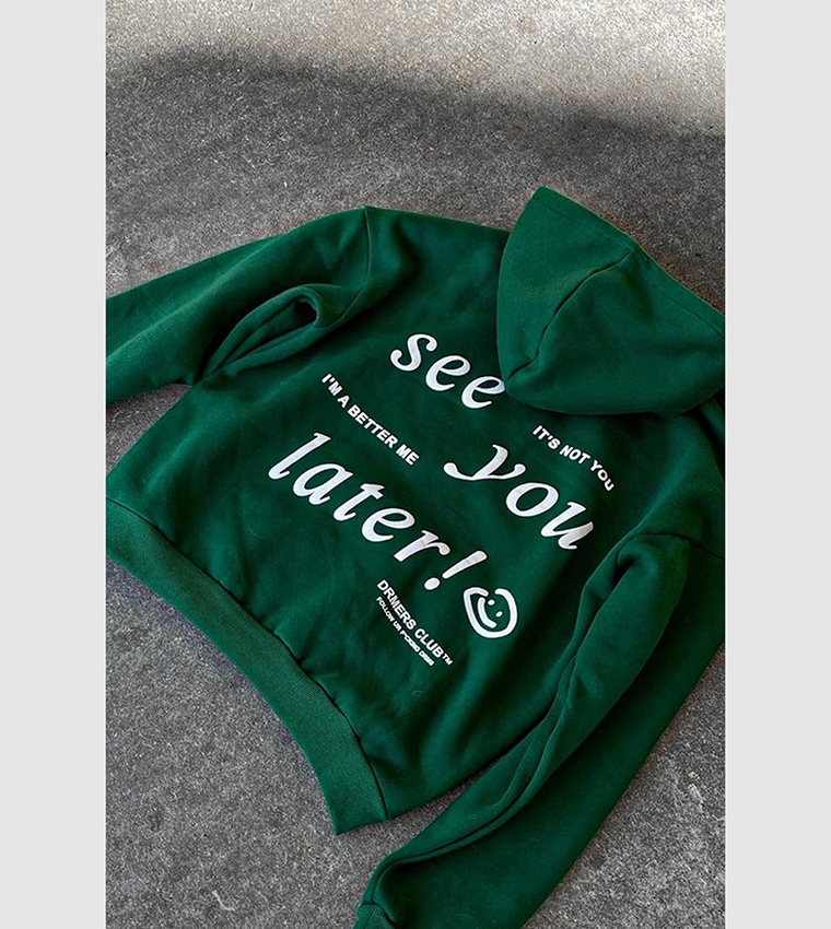 هودي واسع بطبعة 