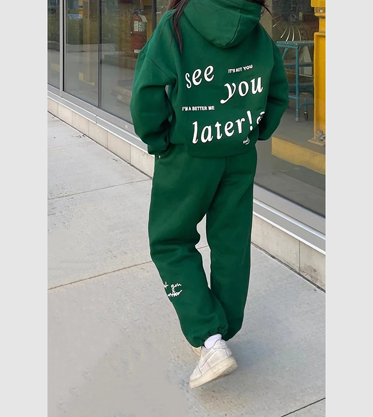 هودي واسع بطبعة 