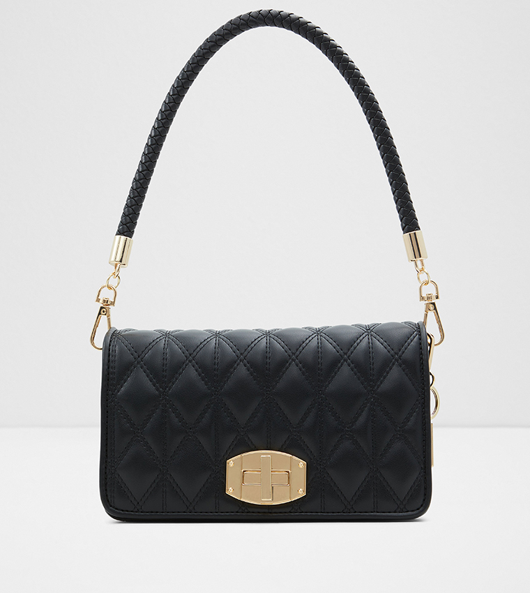 Buy Aldo MOAD Quilted Shoulder Bag In Black 6thStreet Qatar