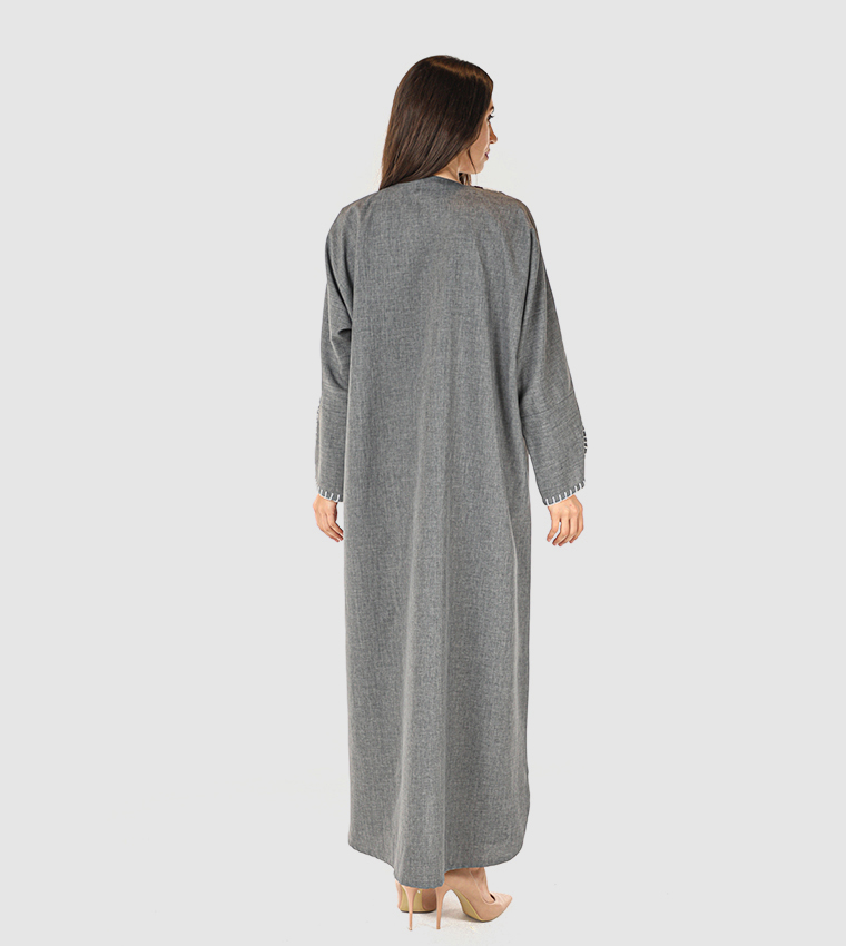 مويستريت  عباية - رمادي Abayas