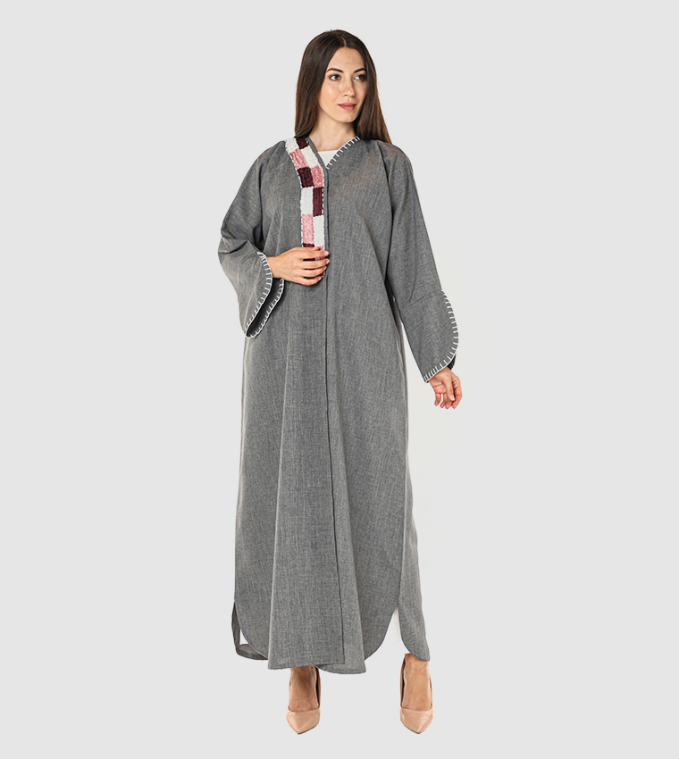 مويستريت  عباية - رمادي Abayas