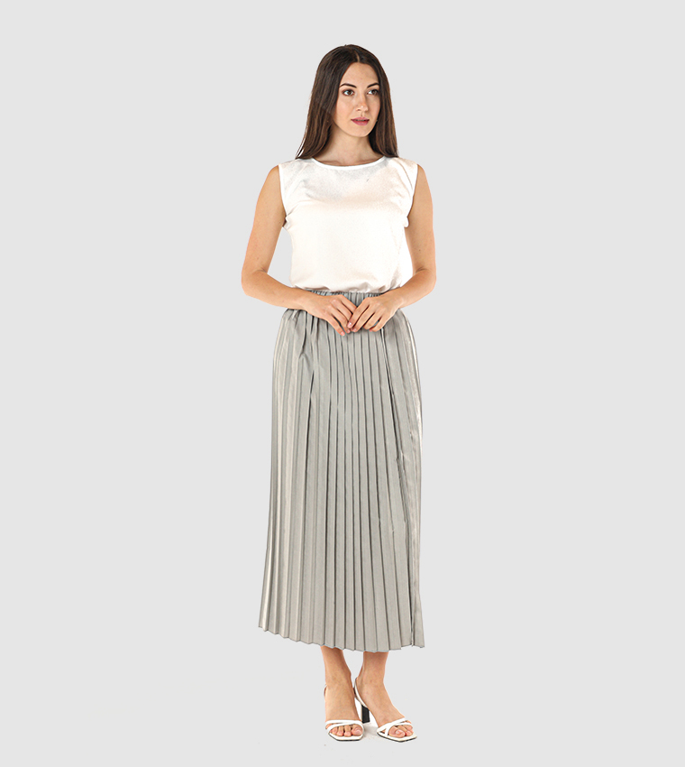 Shamua Accordian Pleated Skirt