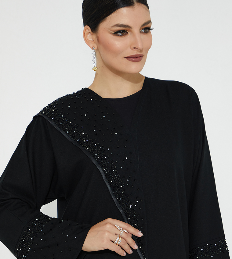 مويستريت  عباية - أسود Abayas