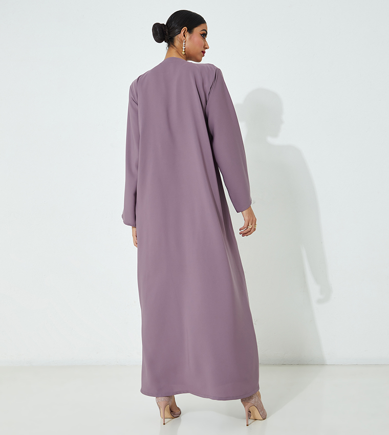 Moistreet  Abayas - Pink Abayas