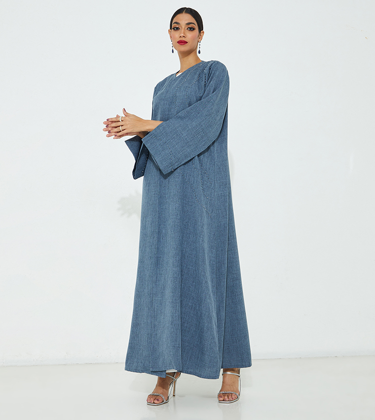 مويستريت  عباية - رمادي Abayas