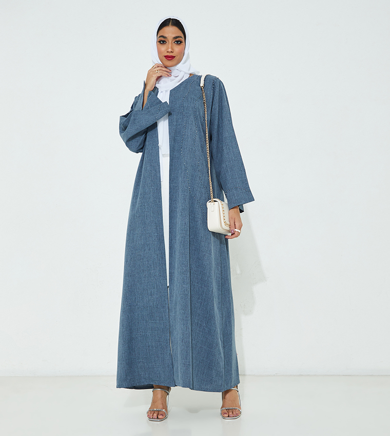 مويستريت  عباية - رمادي Abayas