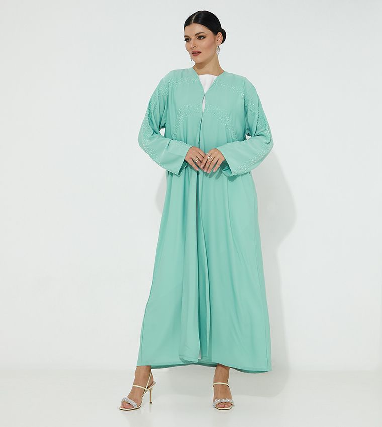 مويستريت  عباية - أزرق Abayas